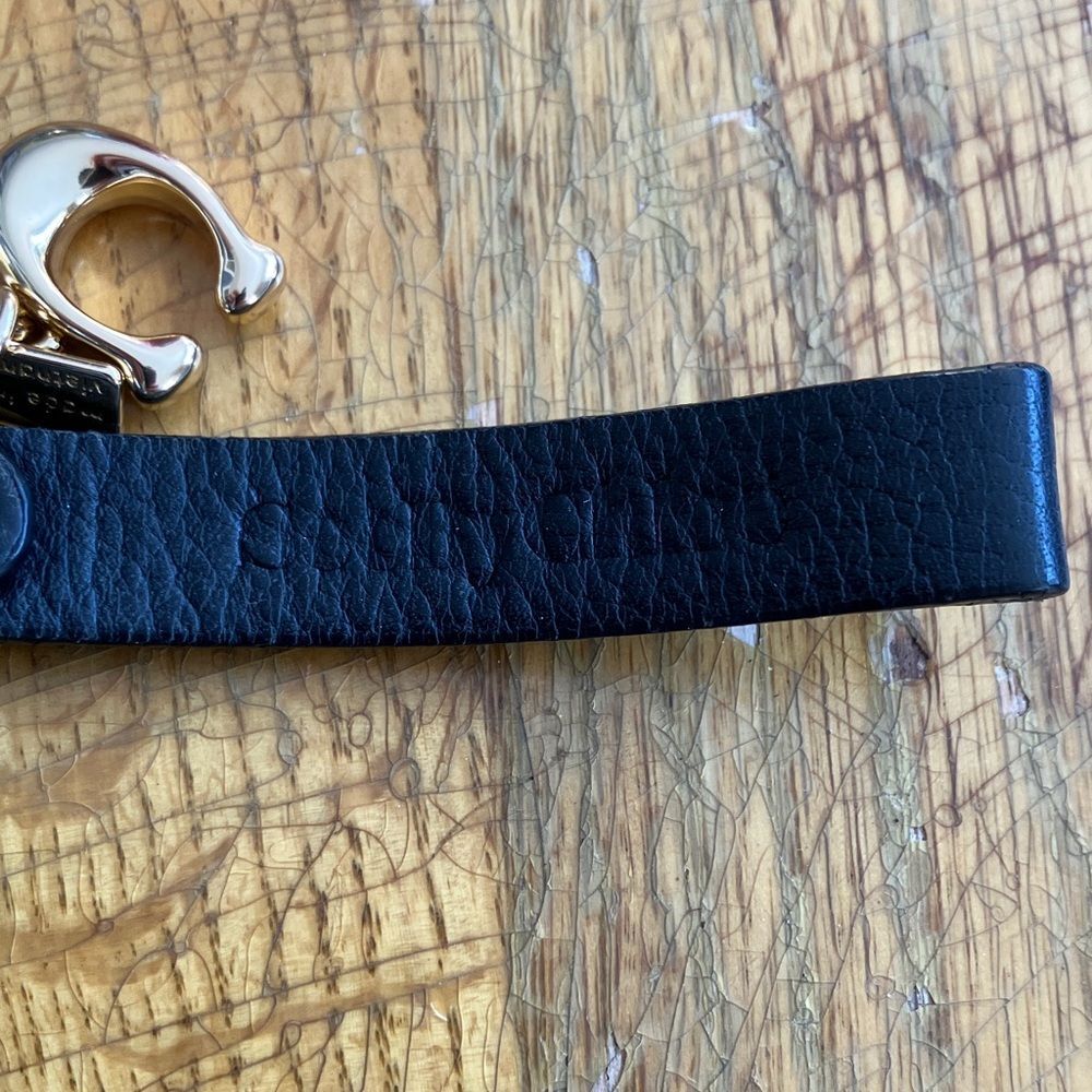 See By Chloe Black Leather Wallet with Gold Accents - Picture 5 of 5